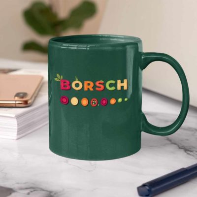 Green Mug Borsch front