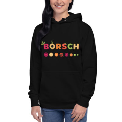 black hoodie borsch